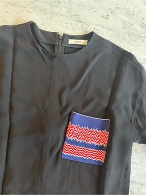 Celine Black Crewneck Top